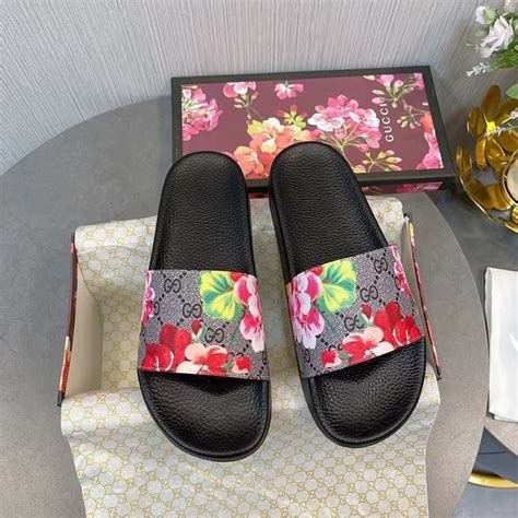 gucci flower replica vs authentic|gucci slides for sale.